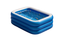 Piscina hinchable para bebés, PVC, 3 capas, 1,8 m, portátil, reforzada.