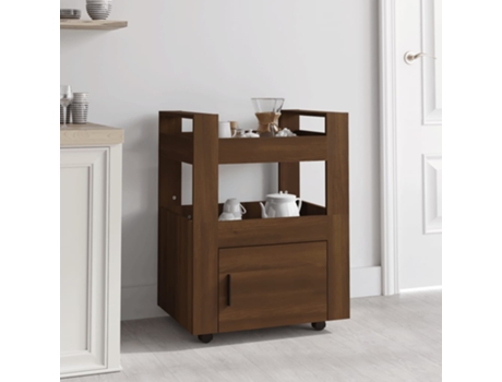 Carrito De Cocina VIDAXL Marrón Madera contrachapada (60x45x80 cm)