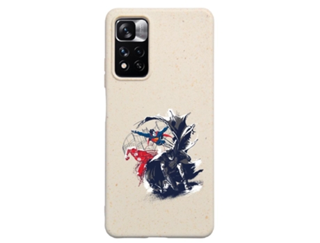 Funda Oficial Dc Comics Liga La Justicia Personajes Tierra Warner Bros Note Global Compostable para Xiaomi Redmi Note 11 Global 5G PHONECASES3D
