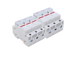 Base De Portafusibles Montada En Riel Con Luz Led Para Fuse Core Ro16 14x51mm Rt18-63x 63a 500-690v3p