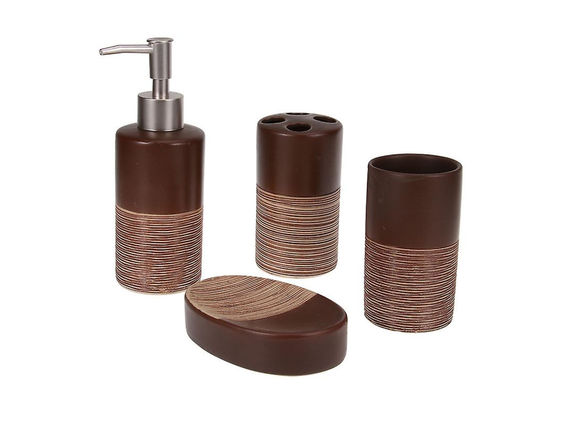 Juego de traje de baño de cerámica de 4 piezas ALLINLESS
