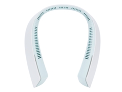 Ventilador De Cuello Portátil Usb Sin Aspas De Gran Capacidad Para Viajes Y Deportes (verde)