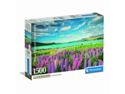 Puzzle Altramuces En El Lago Tekapo 1500 Piezas Clementoni