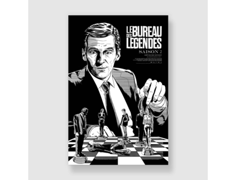 Póster KUBBICK Le Bureau des LégendesS2