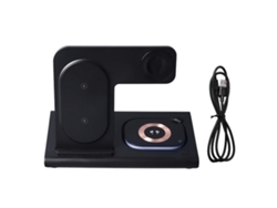 Cargador Inalámbrico 3 En 1 Carga Rápida De 25w Cargador Inalámbrico Multifuncional