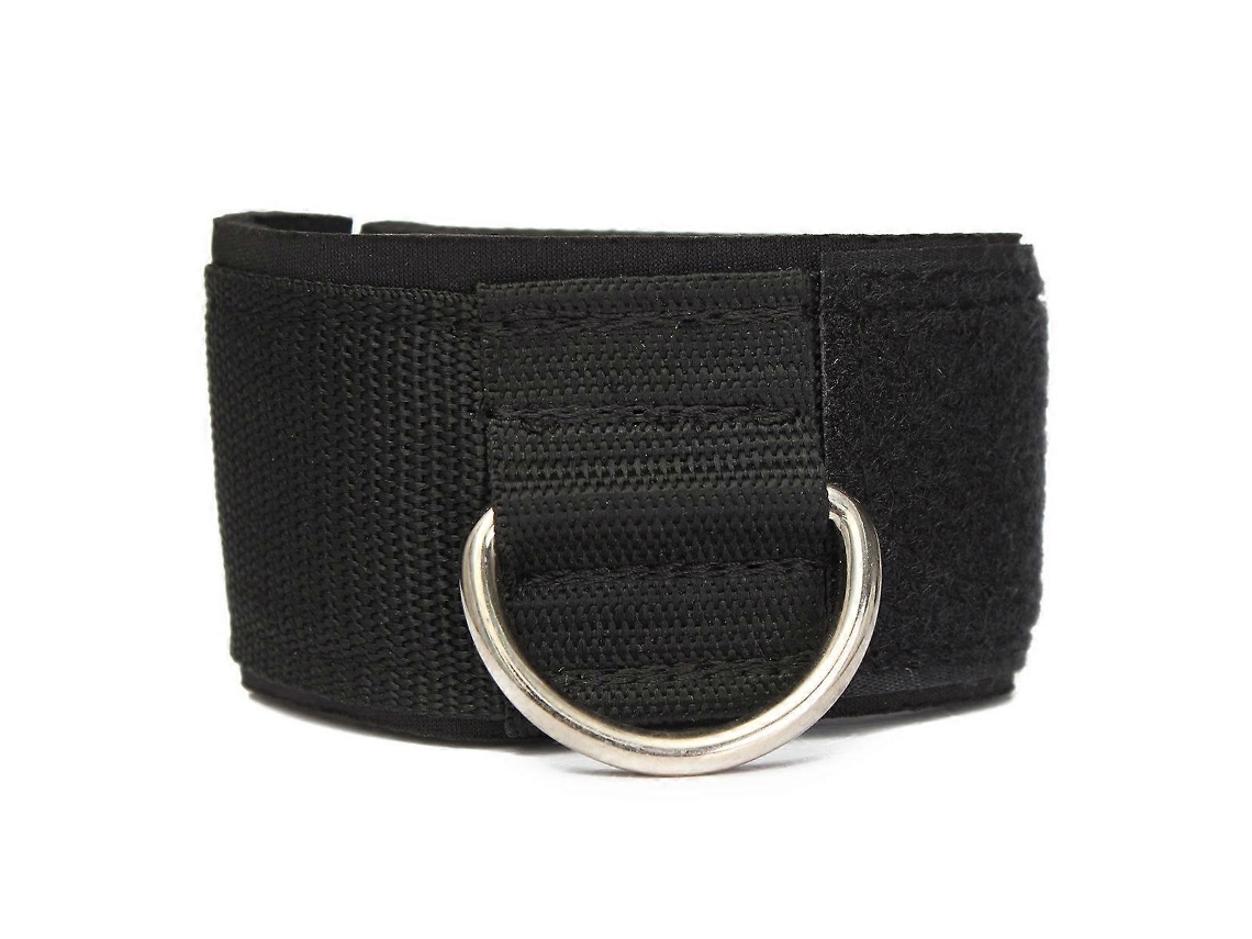 Correa de tobillo con anilla en D, accesorio de ejercicio multifuncional con cable, ideal para estirar muslos y piernas durante la gimnasia.