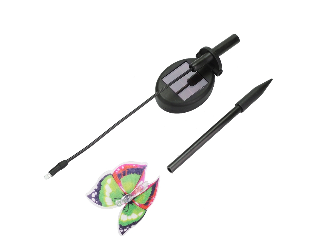 Rebe-luz Solar Impermeable Led Mariposa Multicolor Para Jardín Patio Y Césped (verde)