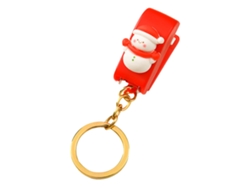 Grapadora Mini Manual Portátil Cute Infantil Con Llavero, Capacidad 10 Hojas, Ideal Para Escuela Oficina Regalo Navidad Muñeco De Nieve