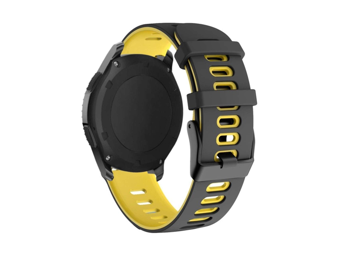Correa Pioneer para Garmin Venu 2 Negro y Amarillo