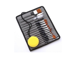 Nylon Hair Acrylic Paint Brushes With Drawstring Case, Artist Paint Brush Set For Acrylic Oil Water