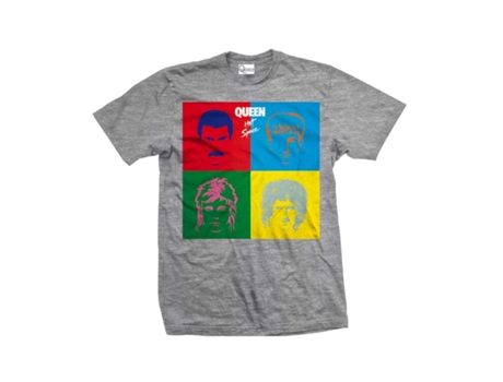 Camiseta PLASTIC HEAD Queen - Hot Space Gris (Talla: S)