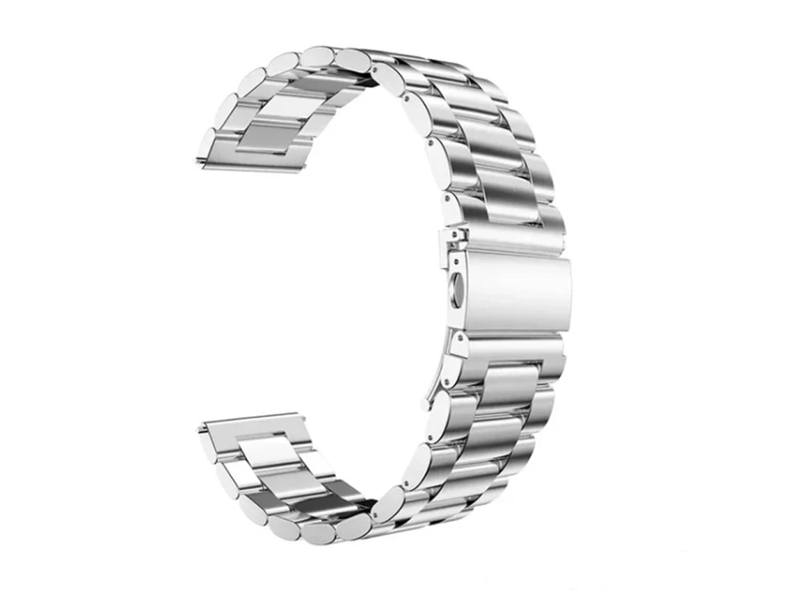 Correa Lux Acero Inoxidable + Herramienta Phonecare Para Amazfit Cheetah 2 Pro - Gris