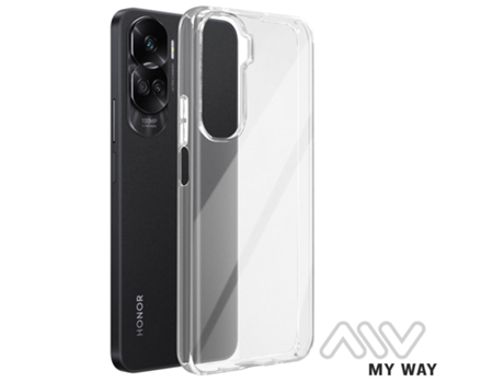 Funda para Honor 90 Lite MYWAY Silicona Textura Suave Transparente