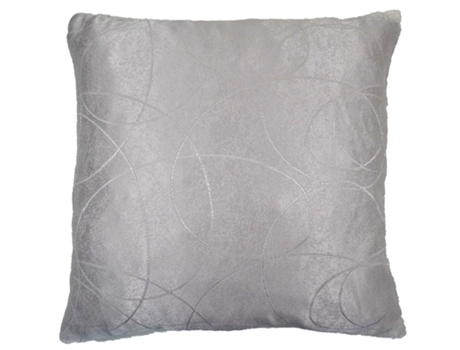 Funda de cojín blanca 45*45cm Réf.85110 BOD HOME