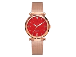 Reloj De Cuarzo Para Mujer Vansvar, De Aleación, Redondo, Informal, Moderno Y Lujoso.