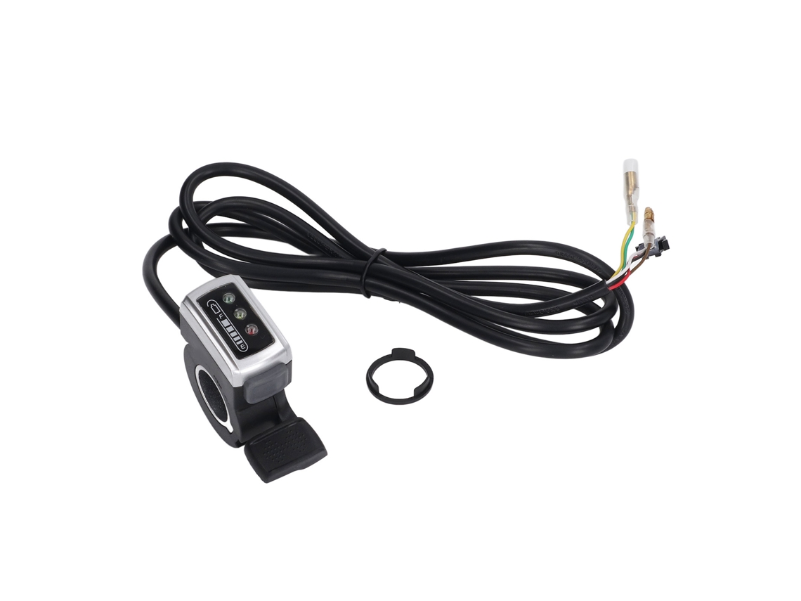 2026-mando De Pulgar 106dx Para Bicicleta Eléctrica Patinete Con Interruptor Estado Batería Acelerador Manija 24v