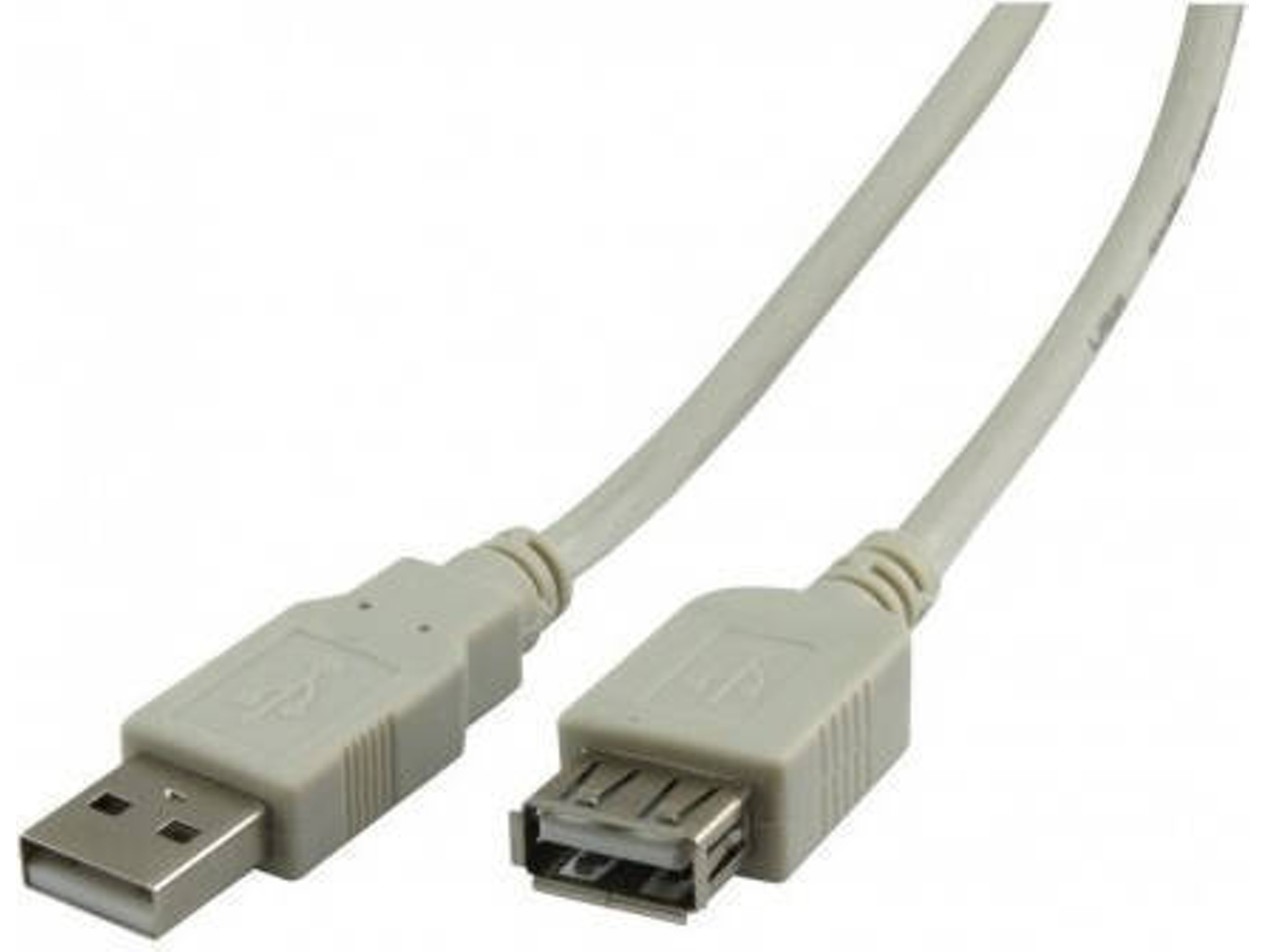 Cable USB WAYTEX (USB - 60 cm - Beige)