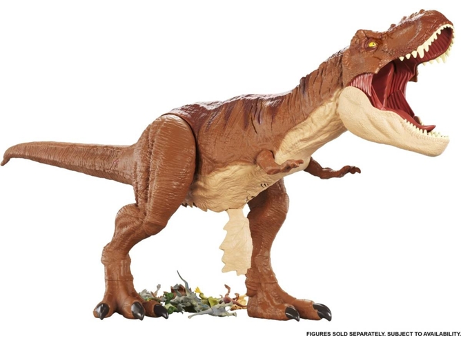 Jurassic World Tyrannosaurus rex supercolosal dinosaurio de juguete muñeco mattel games colossal