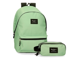Mochila Escolar Poliéster Aris Colorful Verde PEPE JEANS