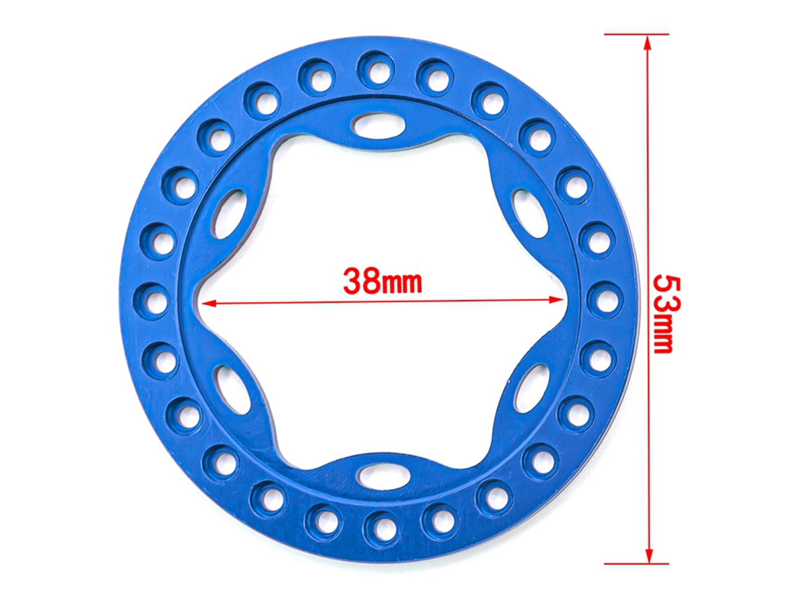 Anillo De Repuesto Para Llantas Beadlock Rc (4 Piezas) Compatible Con Coches Rc 1/10 Trx4 Scx10 90046 90047, Ruedas De 1,9 Pulgadas.