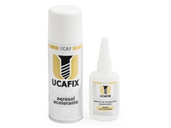 Kit ucafix cianocrilato 50ml + acelerante 200ml