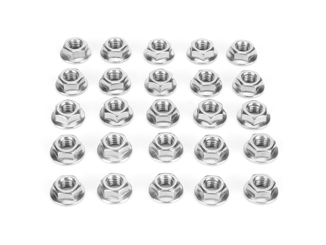 25 Tuercas De Brida De Acero Inoxidable Resistentes A La Corrosión Para Accesorios De Horno M6