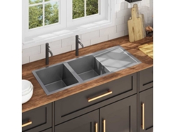 Lavavajillas de cocina de acero inoxidable hecho a mano DKD HOME DECOR