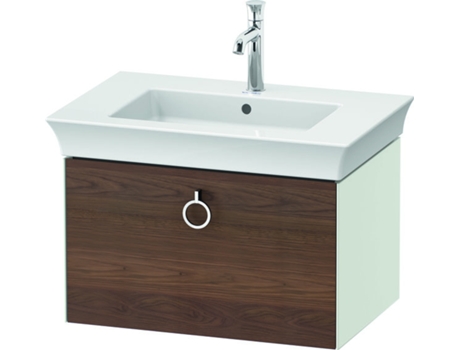 DURAVIT Tulip blanco, mueble de lavabo colgado en la pared, ancho 684 x fondo 458mm, con 1x extraíble, con tirador, WT42510