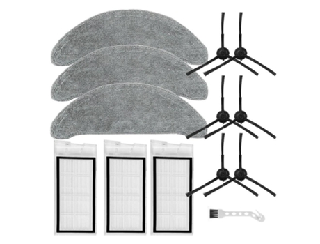 Peças de reposição escova de rolo escova lateral filtro hepa para roidmi eve