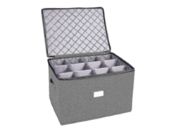 Caja de almacenamiento para 12 copas de vino o caja plegable para guardar vino que también se puede usar para ropa Shlm-xf6-