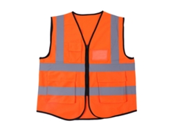 Colete Reflectiva Multicolor Segura Para Segurança (laranja)