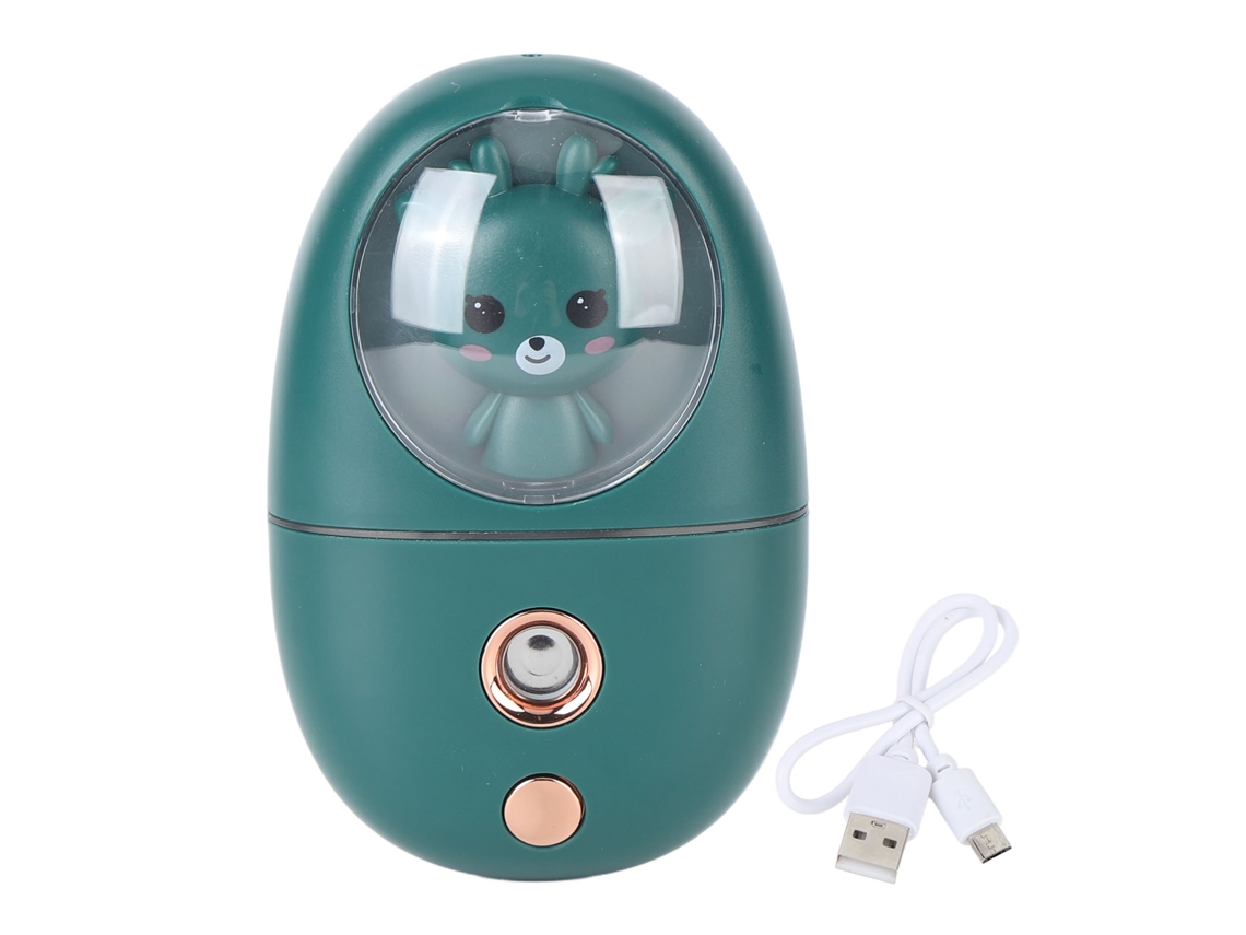 Humidificador facial para viajes, tecnología de vibración ultrasónica que garantiza la penetración de la humedad, compacto y portátil con un gran depósito de agua.