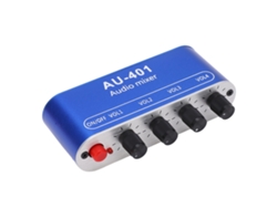 Mezclador De Audio Con 4 Entradas Y 1 Salida, Amplificador De Auriculares Estéreo, Cc 5-12v, 3,5 Mm