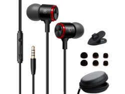 Auriculares Con Cable Y Micrófono Con Cancelación De Ruido, Conector De 3,5 Mm NICECEE
