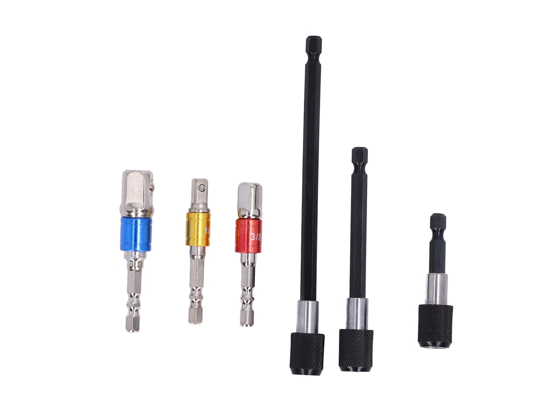 Kit Adaptador De Broca De Extensión Magnética De Acero Cromo-vanadio Para Destornillador