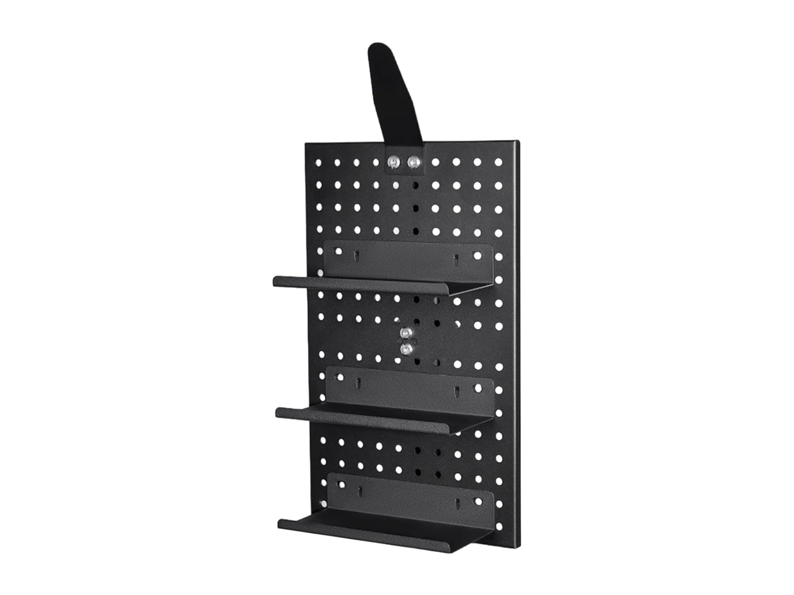 Organizador De Paneles Perforados De Aluminio Para Almacenamiento De Bicicletas - Montaje En Pared
