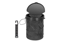 Papelera Plegable Para Coche Con Tapa, Impermeable Y Portátil Para Almacenamiento Multifuncional.