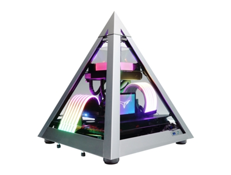 Caja PC AZZA Azza Pyramid Mini Mini Pyramid Aluminio Negro