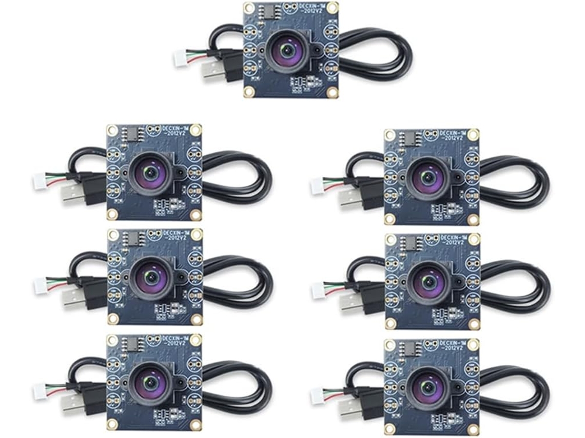 7 Módulos De Cámara, 100 Grados, 1 Mp, Ov9732, 1280 X 720, Usb, Sin Necesidad De Controladores, Enfoque Manual.