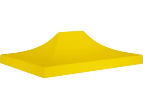 vidaXL Techo de carpa para celebraciones amarillo 4,5x3 m 270 g/m²