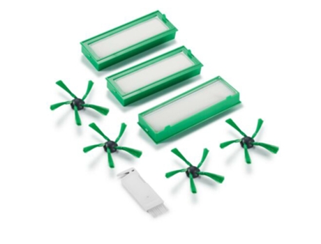 3X filtros y cepillos laterales para Vorwerk Kobold Vr200 Vr300 repuestos aspiradora herramientas de repuesto para acceso al vacío doméstico
