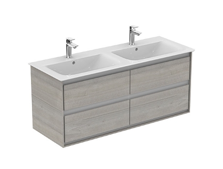 IDEAL STANDARD CONNECT Air furniture Double vanity unit, 1200 mm, 4 extraíbles, E0822