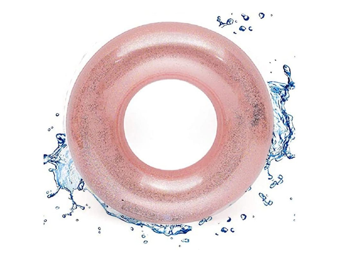 Anillo Hinchable De Natación Con Lentejuelas Para Verano Piscina Playa Flotador Rtp
