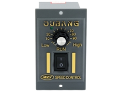 Controlador de velocidad de motor de CA de 250 W con interruptor de 6 pines y rotación en sentido horario/antihorario.