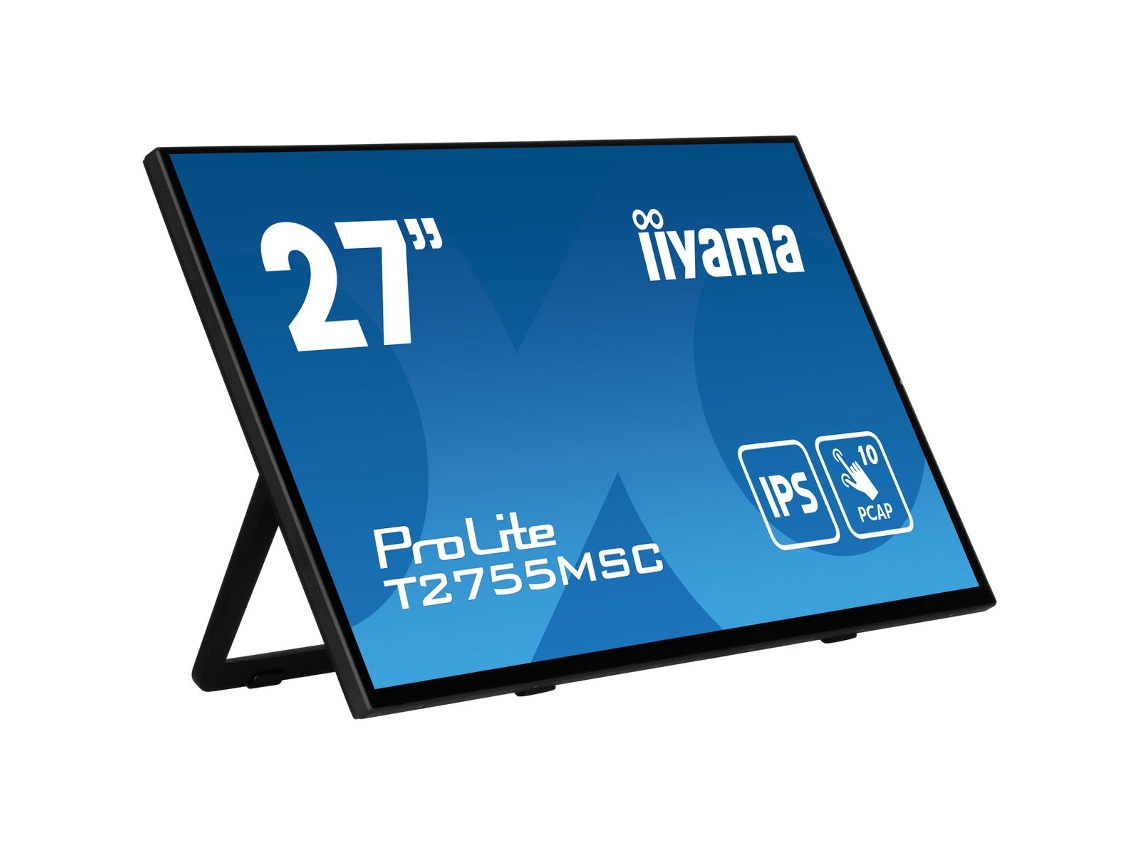 Monitor Gaming IIYAMA ProLite T2755MSC-B1 (Negro - Full HD - LCD - 27" - Enchufe EU - 5 ms)