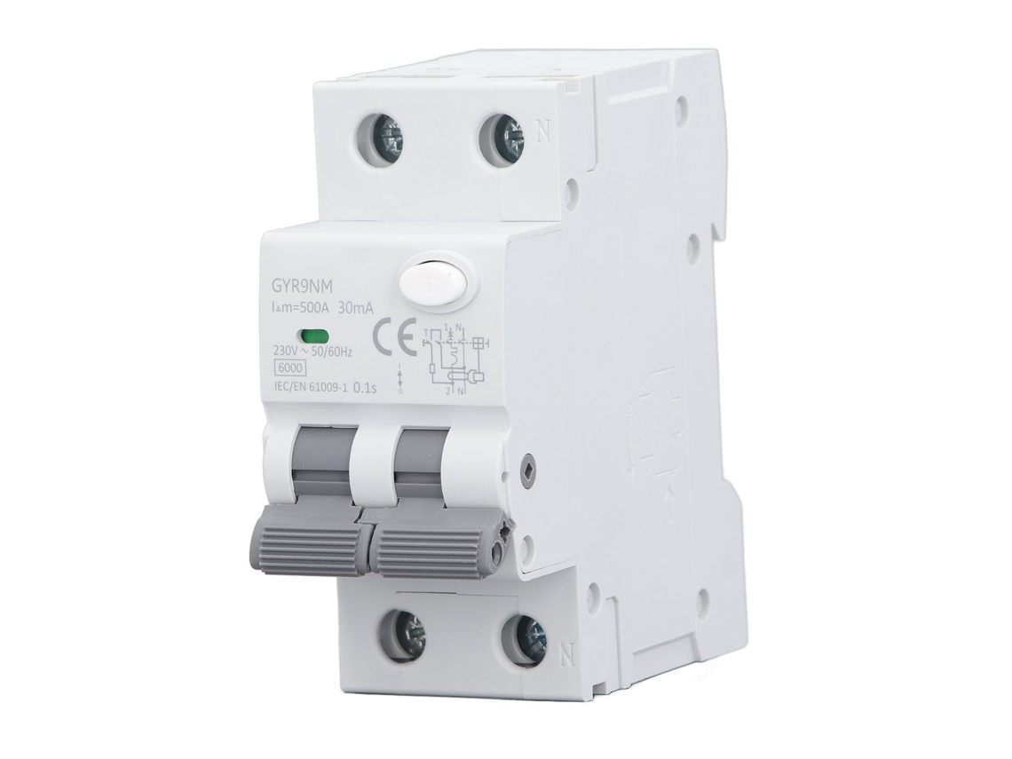 Disyuntor De Corriente Residual 1p+n 20a 30ma Protección Múltiples Respuesta Rápida