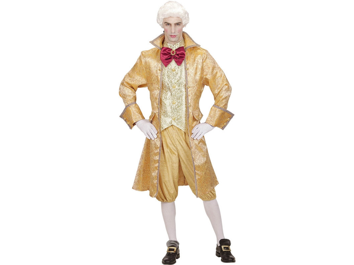 Disfraz de Hombre WIDMANN aristócrata veneciano de oro (Tam.: L)