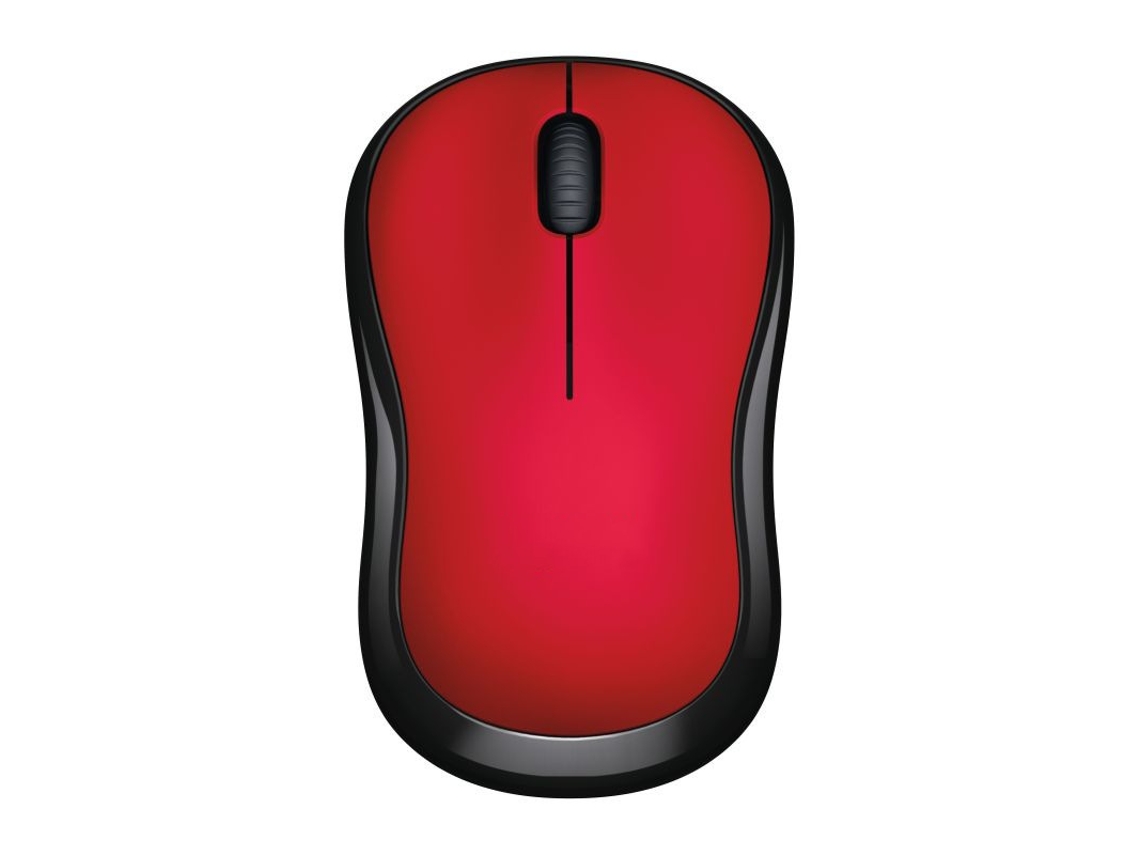 YIZHOOD M220 2.4GHz Ratón óptico silencioso inalámbrico para juegos de PC para Mac OS/Windows 10/8/7 Rojo