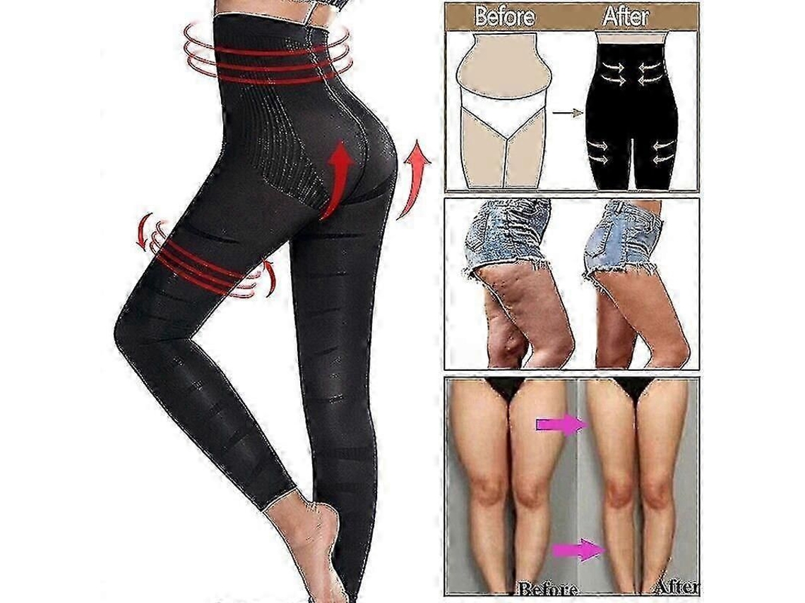 Braguitas De Compresión Anticelulíticas Para Mujer - Leggings Moldeadores De Talle Alto