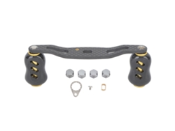 Manivela De Fibra De Carbono Para Carrete De Pesca Con Dos Manos Para Carrete De Baitcasting De 95 Mm, Repuesto Dsa Gold